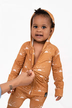 Front Opening Ready Set Romper® ZIP-IT! in Sunny