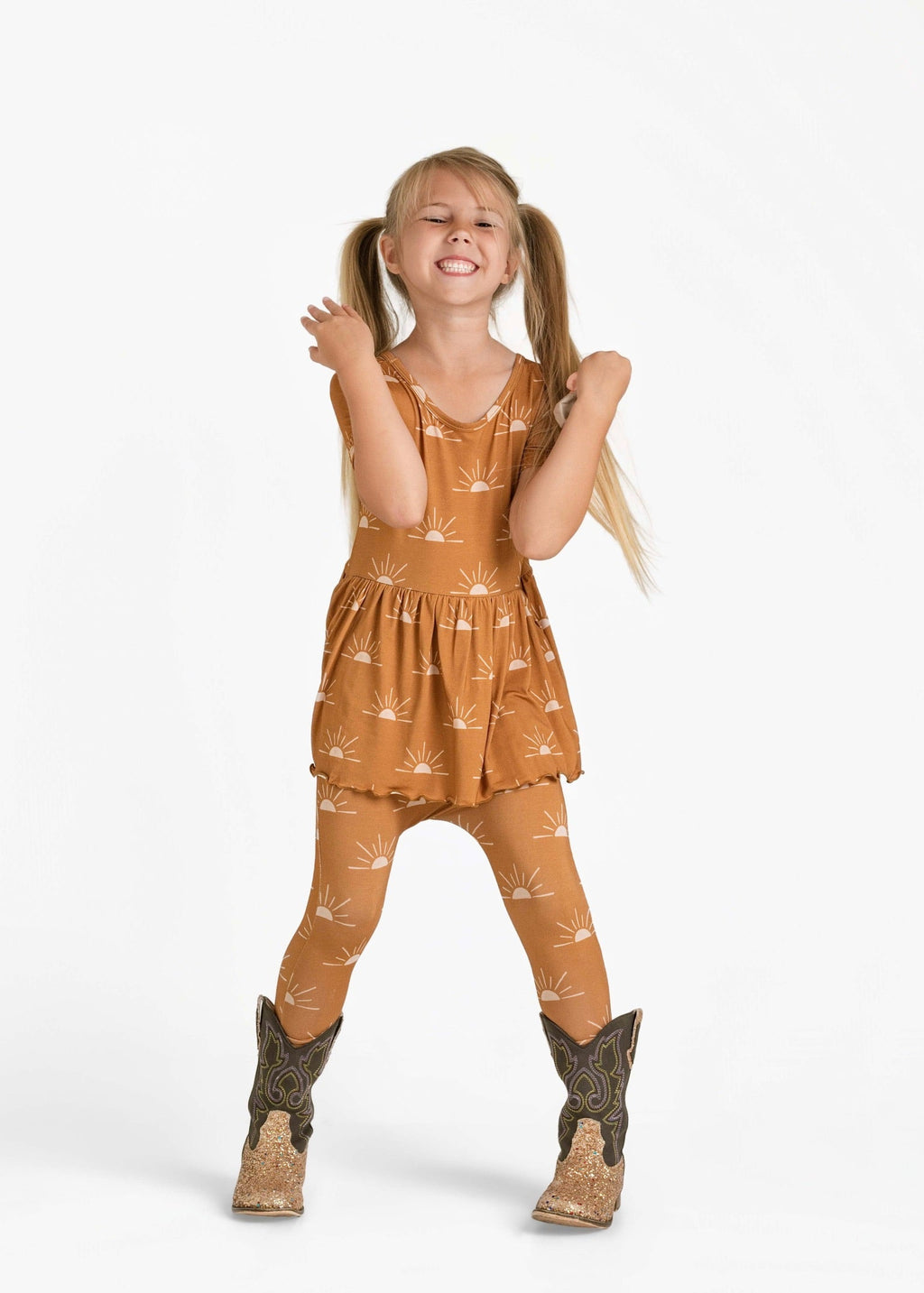 Reversible Opening Ready Set Romper® Twirl in Sunny
