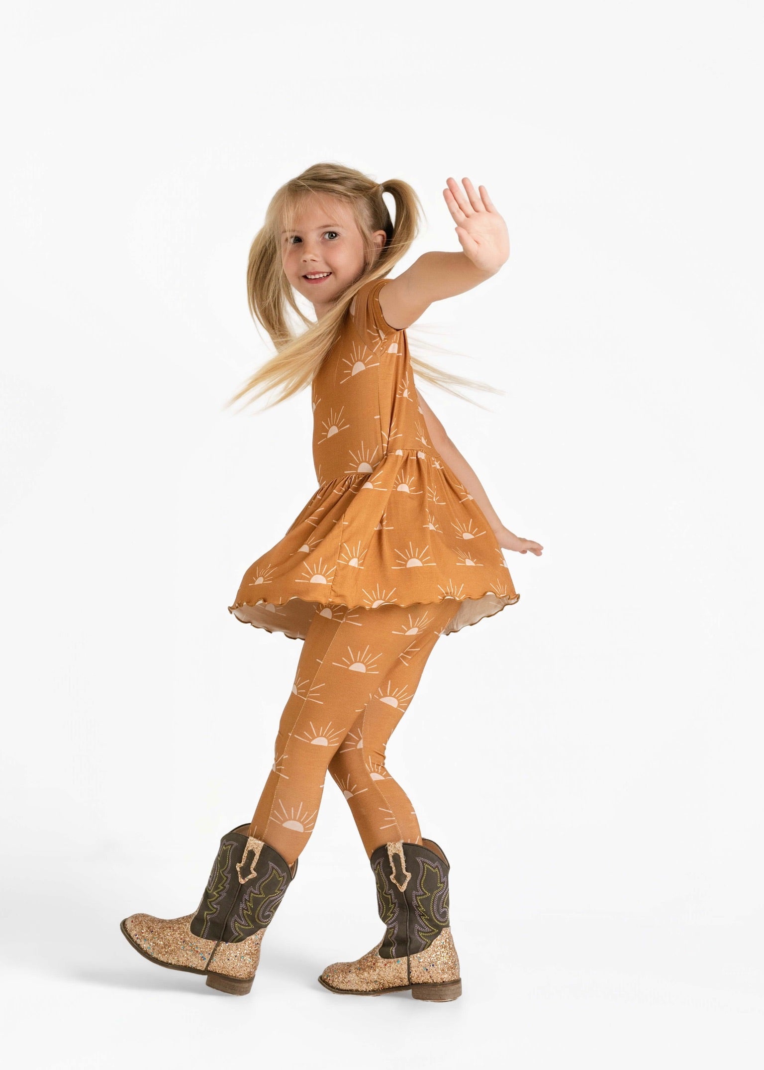 Reversible Opening Ready Set Romper® Twirl in Sunny