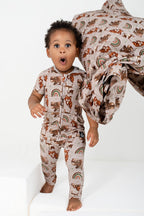 Front Opening Ready Set Romper® ZIP-IT! in Woodland Animals