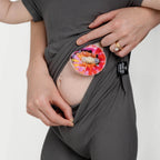 Front Opening Ready Set Romper® Shortie in Ribbed Stormy