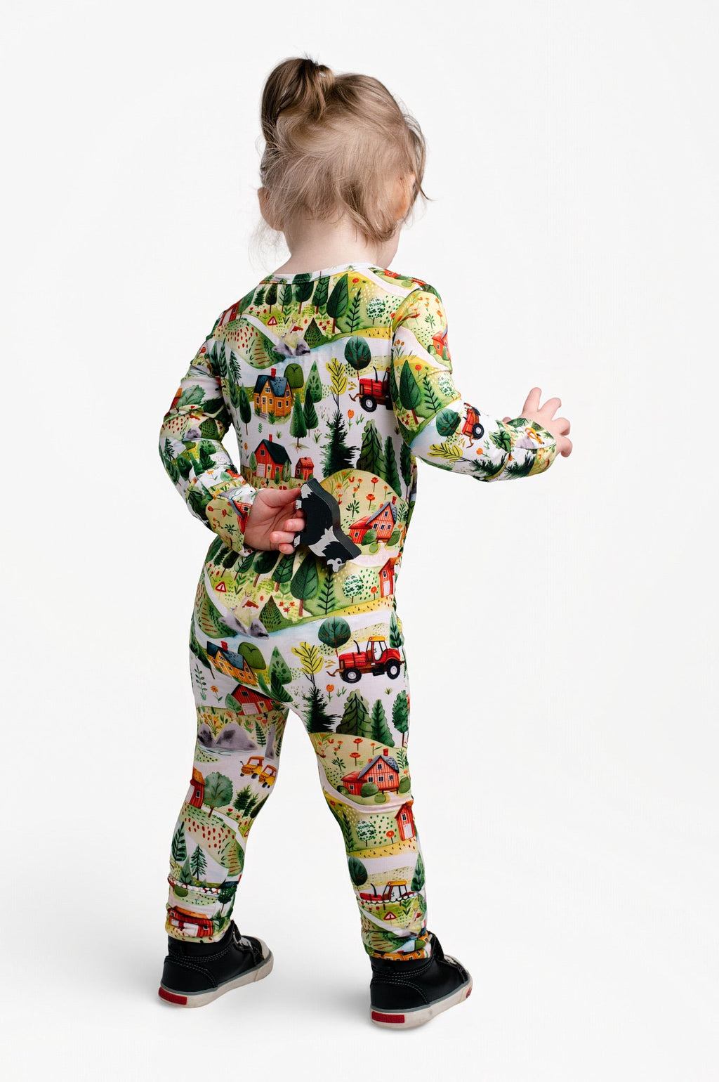 Front Opening Ready Set Romper® in Farmland