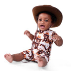 Front Opening Ready Set Romper® Shortie in Old Yellerstone