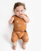 Front Opening Ready Set Romper® Shortie in Sunny
