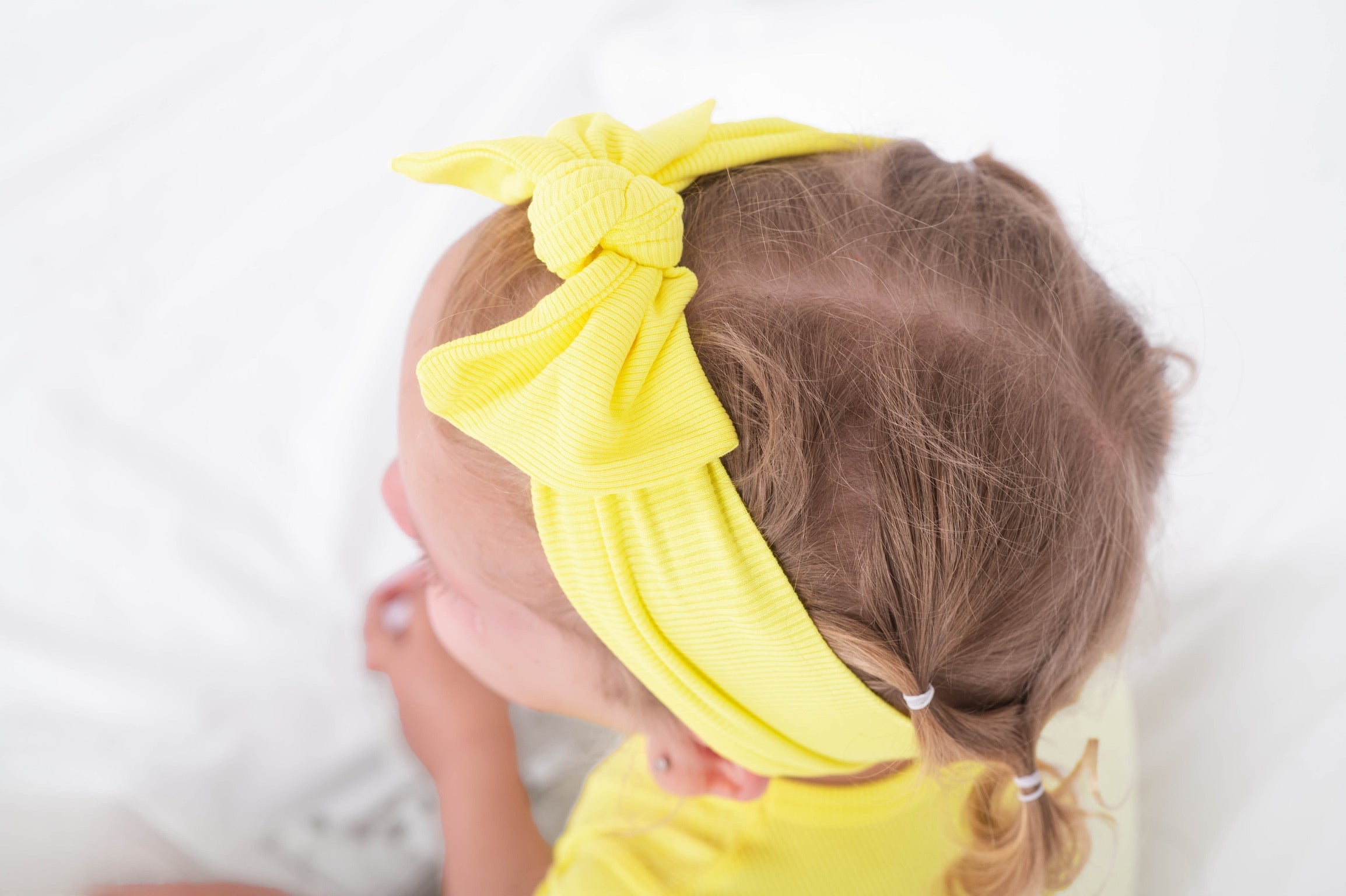 Headwrap in Ribbed Sunshine