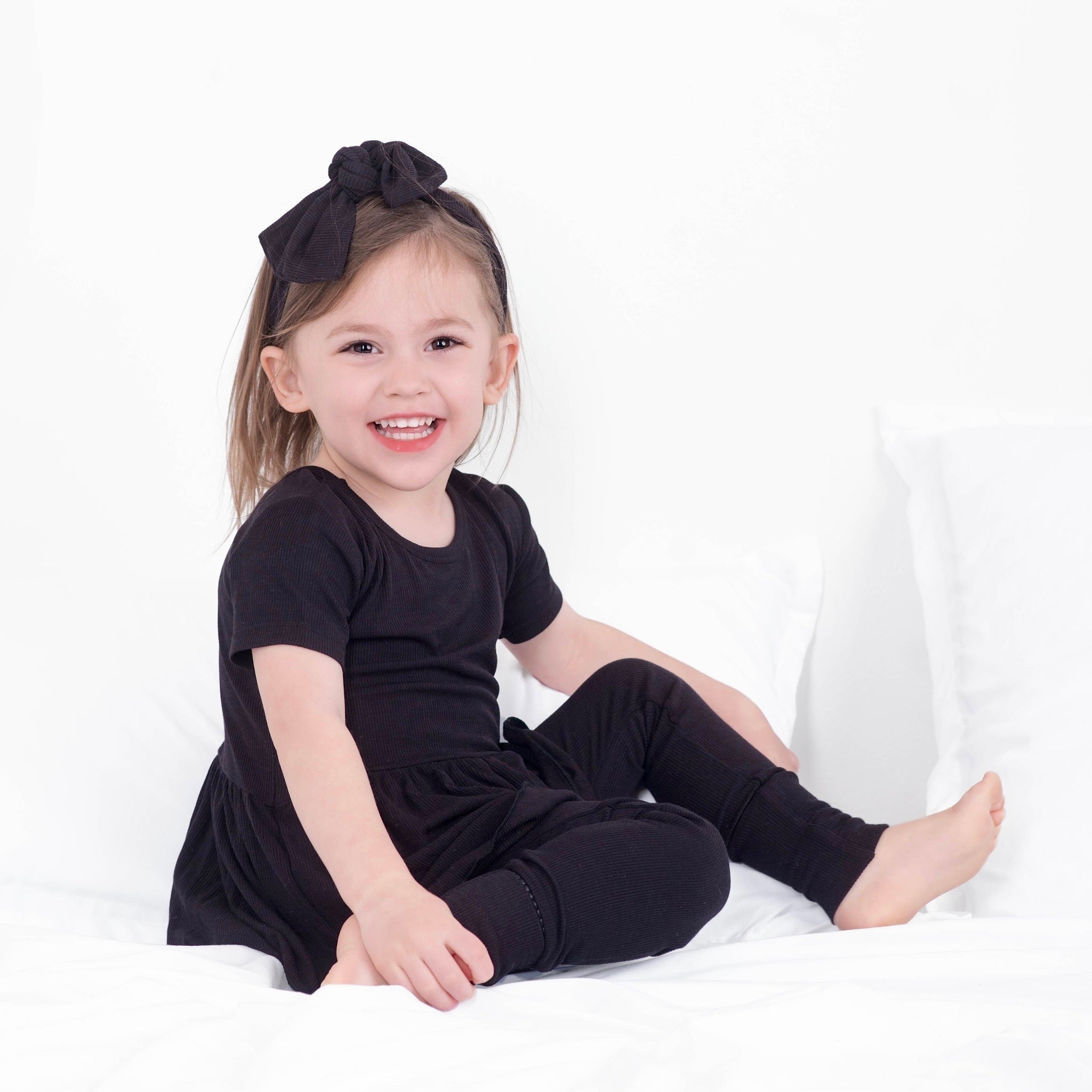 Reversible Opening Ready Set Romper® in Ribbed Essential Midnight