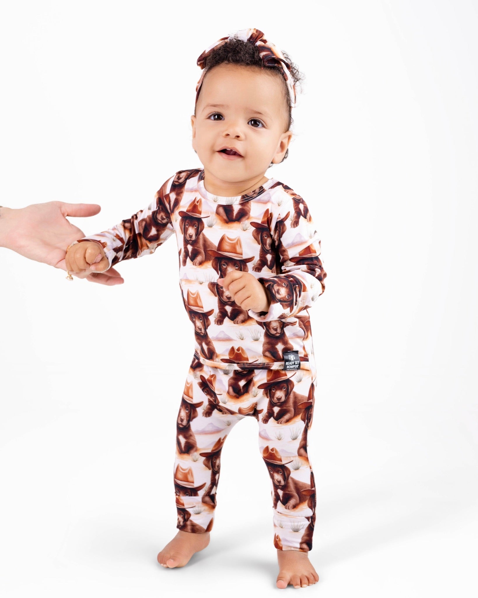Front Opening Ready Set Romper® Shortie in Old Yellerstone