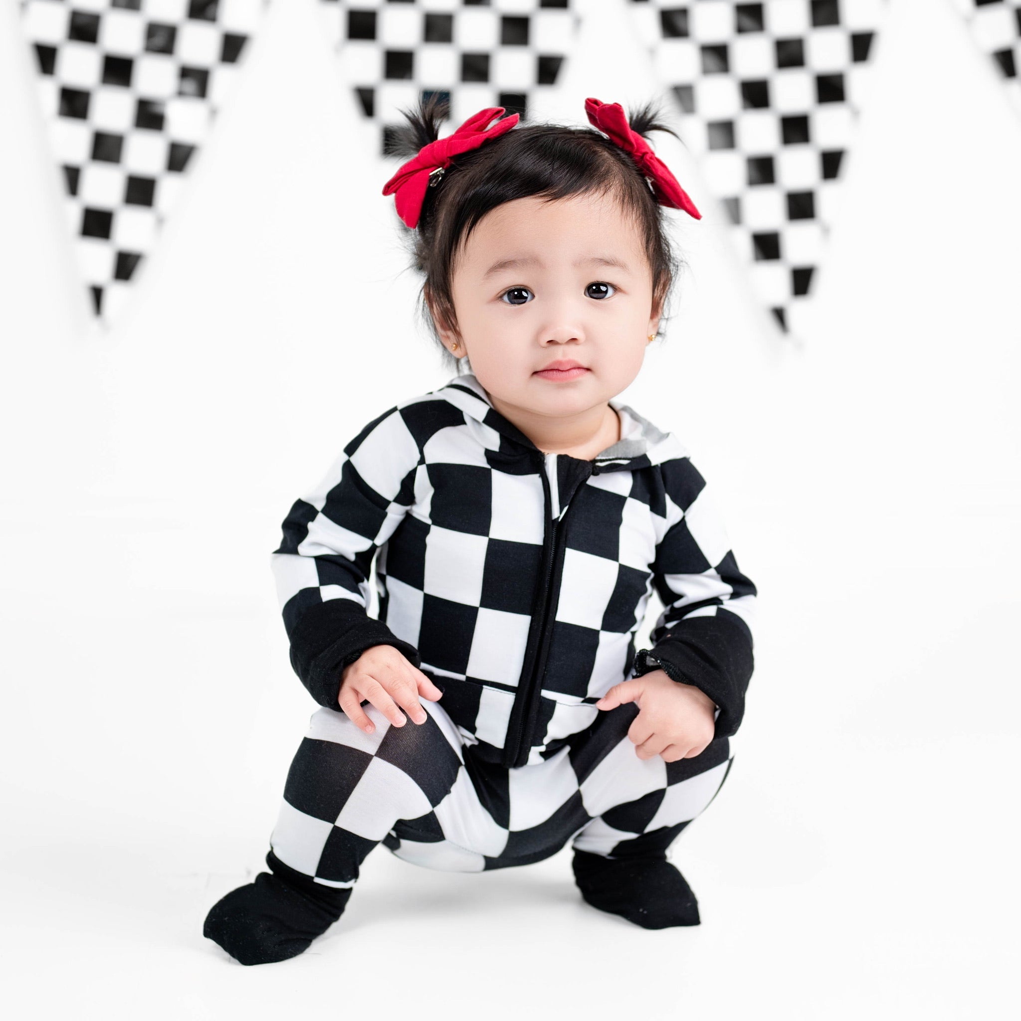 Front Opening Ready Set Romper® ZIP-IT! in Fast Lane