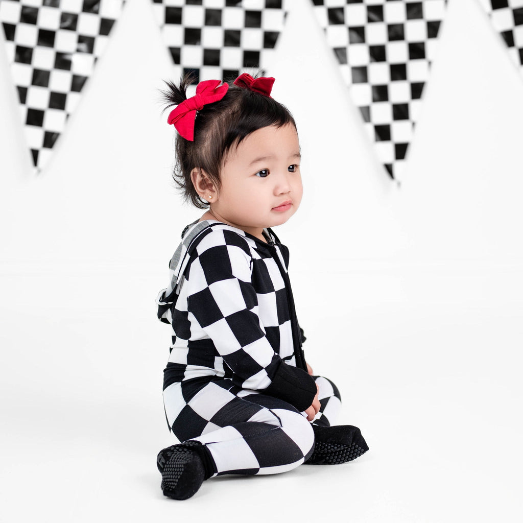 Front Opening Ready Set Romper® ZIP-IT! in Fast Lane