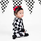 Front Opening Ready Set Romper® ZIP-IT! in Fast Lane