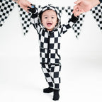 Front Opening Ready Set Romper® ZIP-IT! in Fast Lane