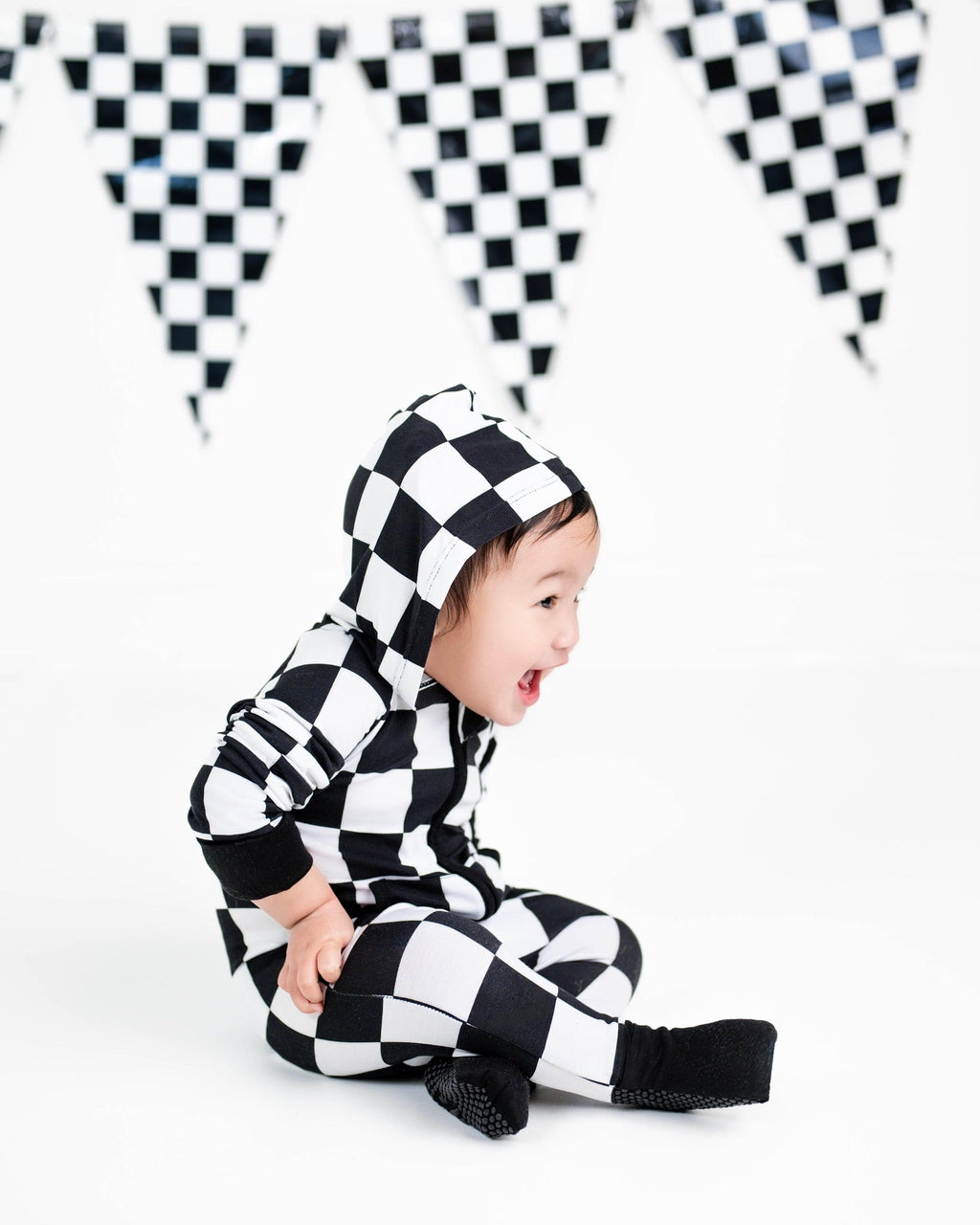 Front Opening Ready Set Romper® ZIP-IT! in Fast Lane