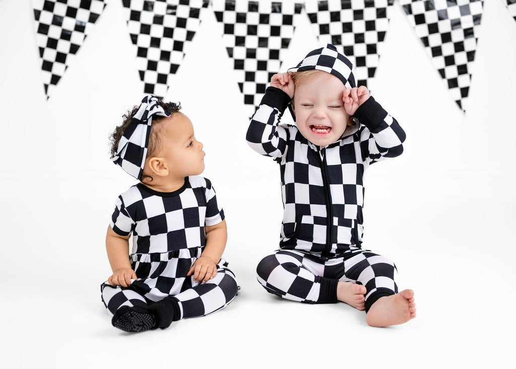 Front Opening Ready Set Romper® ZIP-IT! in Fast Lane