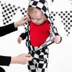 Front Opening Ready Set Romper® ZIP-IT! in Fast Lane