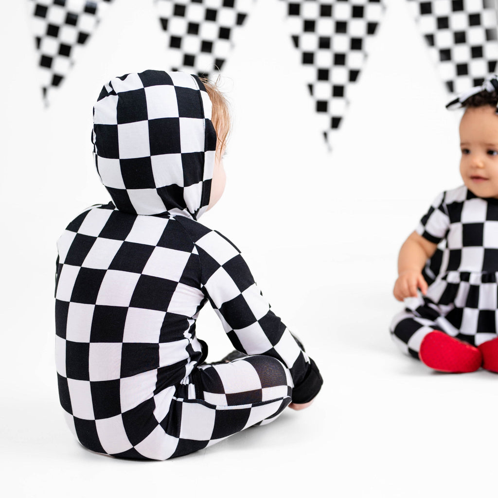 Front Opening Ready Set Romper® ZIP-IT! in Fast Lane